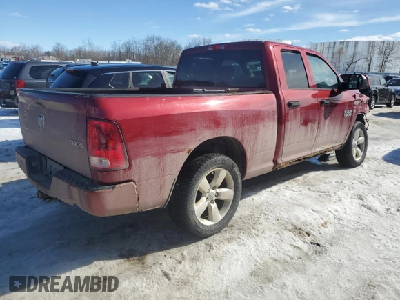 2014 Ram 1500 Tradesman with VIN 1C6RR7FT5ES132696, listed as a Copart auction lot 46034505 with 157,735 mi miles and Salvage Title. Bid and sale history available at carsss.com. Image 3.