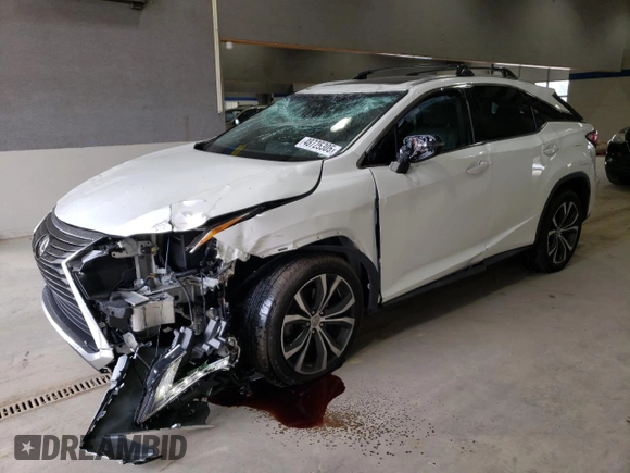 2016 Lexus RX 350 with VIN 2T2BZMCA8GC043085, listed as a Copart auction lot 48725305 with 64,524 mi miles and Salvage Title. Bid and sale history available at DreamBid. Image 1.