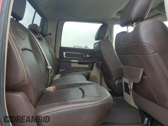 2014 Ram 2500 Longhorn with VIN 3C6UR5GL6EG158390, listed as a Copart auction lot 52691695 with 0 mi miles and Salvage Title. Bid and sale history available at carsss.com. Image 10.