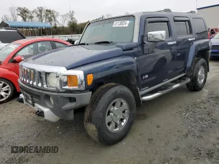 2008 Hummer H3 SUV Luxury with VIN 5GTEN43E788188656, listed as a Copart auction lot 81130024 with 224,987 mi miles and Salvage Title. Bid and sale history available at carsss.com. Image 1.