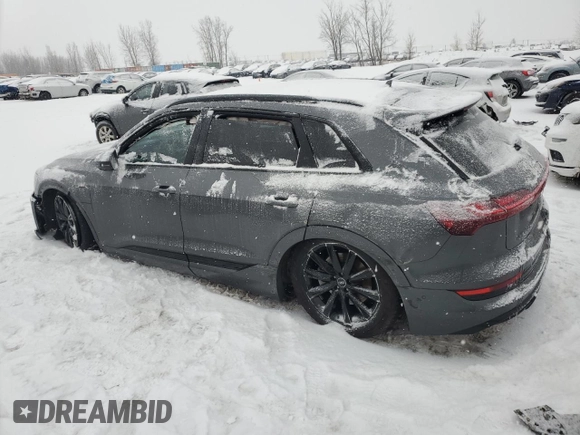 2022 Audi e-tron Prestige with VIN WA1VAAGE5NB039506, listed as a Copart auction lot 83216424 with Not provided miles and Salvage title. Bid and sale history available at DreamBid. Image 2.