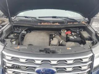 2017 Ford Explorer XLT with VIN 1FM5K8D85HGD32724, listed as a Copart auction lot 49831835 with 109,629 mi miles and Salvage Title. Bid and sale history available at DreamBid. Image 12.