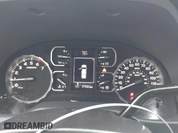 2019 Toyota Tundra SR with VIN 5TFRM5F13KX134892, listed as a IAAI auction lot 42354219 with 47,543 mi miles and . Bid and sale history available at DreamBid. Image 7.