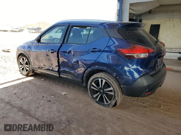 2019 Nissan Kicks SV z VIN 3N1CP5CU6KL514304, wystawiony jako Copart lot #58435575 z przebiegiem 127 966 mil mil oraz Szkoda całkowita • Salvage title. Historia ofert i sprzedaży dostępna na DreamBid. Obrazek 2.