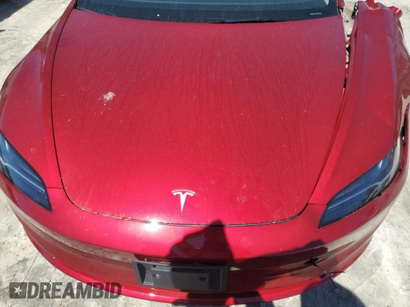 2024 Tesla Model 3 with VIN 5YJ3E1EA7RF864841, listed as a Copart auction lot 49467815 with 0 mi miles and Salvage Title. Bid and sale history available at carsss.com. Image 11.