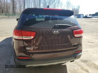 2016 Kia Sorento EX with VIN 5XYPHDA15GG065727, listed as a Copart auction lot 49607025 with 110,364 mi miles and Clean Title. Bid and sale history available at carsss.com. Image 6.