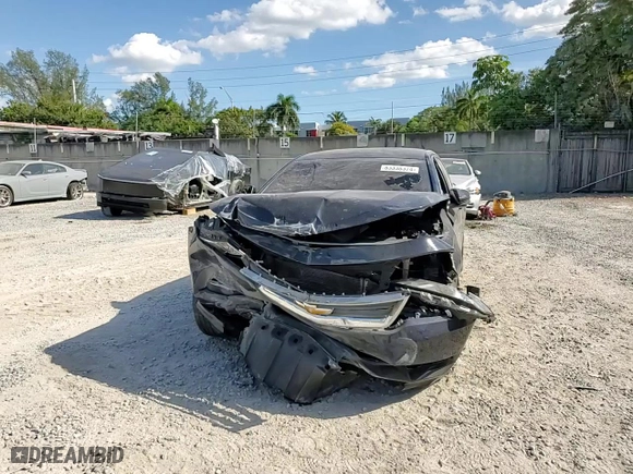 2017 Chevrolet Impala LS with VIN 1G11X5S30HU153656, listed as a Copart auction lot 83338374 with 0 mi miles and Salvage Title. Bid and sale history available at carsss.com. Image 11.