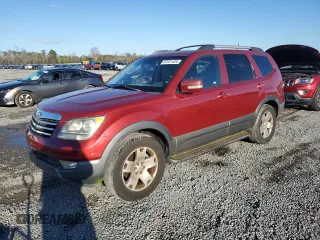 2009 Kia Borrego EX with VIN KNDJH741395022566, listed as a Copart auction lot 87231424 with 104,640 mi miles and Clean Title. Bid and sale history available at carsss.com. Image 1.