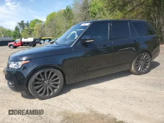 2016 Land Rover Range Rover Supercharged z VIN SALGS2EFXGA281755, wystawiony jako Copart lot #49041905 z przebiegiem 87 781 mil mil oraz Czysty tytuł • Clean title. Historia ofert i sprzedaży dostępna na DreamBid. Obrazek 1.