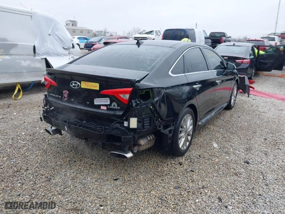 2015 Hyundai Sonata 2.4L Sport with VIN 5NPE34AF7FH167121, listed as a IAAI auction lot 42005240 with 110,612 mi miles. Bid and sale history available at carsss.com. Image 4.