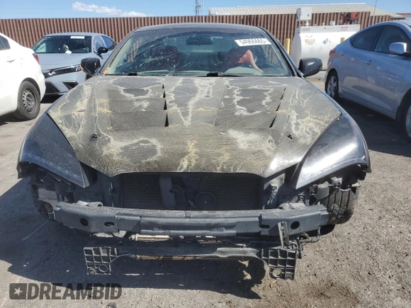 2010 Hyundai Genesis Coupe with VIN KMHHT6KD8AU035274, listed as a Copart auction lot 54966665 with 124,726 mi miles and Clean title. Bid and sale history available at DreamBid. Image 5.