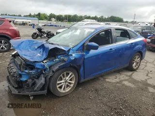 2018 Ford Focus SE z VIN 1FADP3FE3JL208364, wystawiony jako Copart lot #65127225 z przebiegiem Nie podano mil oraz Szkoda całkowita • Salvage title. Historia ofert i sprzedaży dostępna na DreamBid. Obrazek 1.
