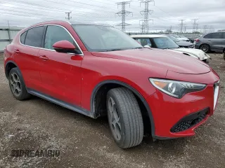 2018 Alfa Romeo Stelvio Ti z VIN ZASFAKBN7J7B80170, wystawiony jako Copart lot #53367875 z przebiegiem 94 603 mil mil oraz Czysty tytuł • Clean title. Historia ofert i sprzedaży dostępna na DreamBid. Obrazek 4.