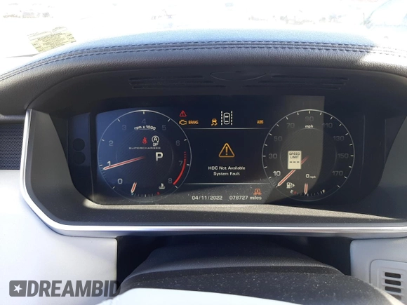 2015 Land Rover Range Rover Supercharged with VIN SALGS3TF9FA239228, listed as a Copart auction lot 64989352 with 78,727 mi miles and Non repairable. Bid and sale history available at DreamBid. Image 8.