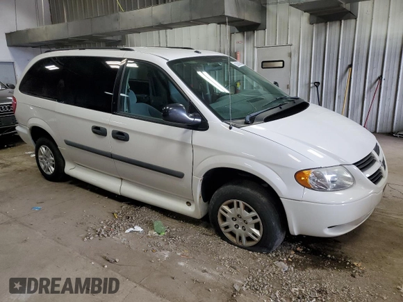 2007 Dodge Grand Caravan SE with VIN 1D4GP24R37B184754, listed as a Copart auction lot 53052865 with 112,054 mi miles and Clean Title. Bid and sale history available at DreamBid. Image 4.