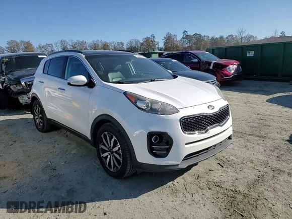 2018 Kia Sportage EX with VIN KNDPN3AC6J7421403, listed as a Copart auction lot 82428954 with 129,280 mi miles and Salvage Title. Bid and sale history available at DreamBid. Image 12.
