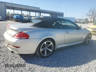 2008 BMW 6 Series 650i with VIN WBAEB53578CX61863, listed as a Copart auction lot 43656185 with 123,009 mi miles and Clean Title. Bid and sale history available at carsss.com. Image 3.