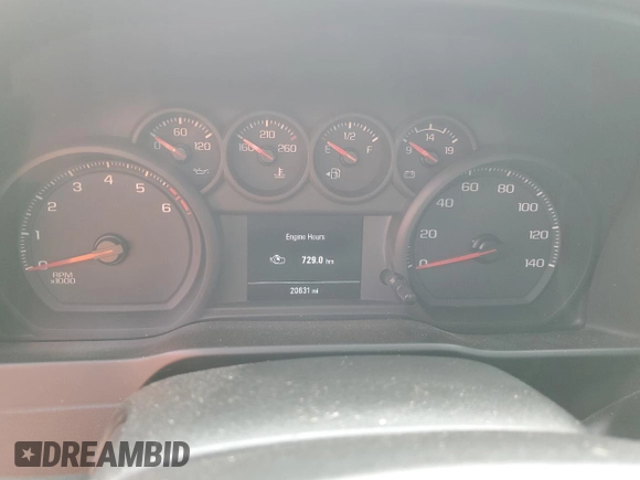 2020 Chevrolet Silverado 1500 Custom with VIN 1GCRWBEHXLZ283202, listed as a Copart auction lot 68265164 with 20,631 mi miles and Salvage Title. Bid and sale history available at carsss.com. Image 9.