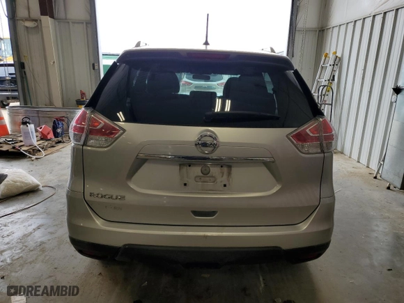 2016 Nissan Rogue SV with VIN KNMAT2MT4GP693913, listed as a Copart auction lot 51423125 with 0 mi miles and Clean Title. Bid and sale history available at carsss.com. Image 6.