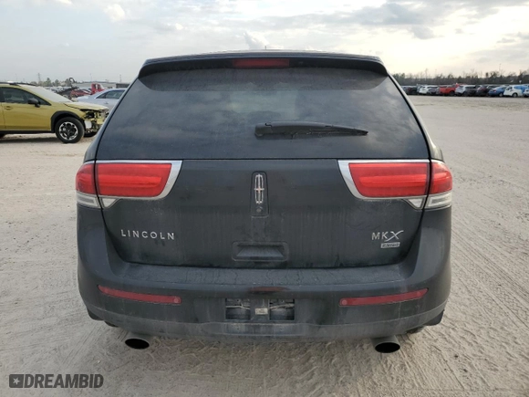 2014 Lincoln MKX with VIN 2LMDJ8JK6EBL06123, listed as a Copart auction lot 43991115 with 162,020 mi miles and Salvage Title. Bid and sale history available at carsss.com. Image 6.