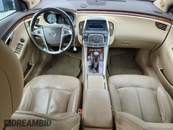 2011 Buick LaCrosse CXL with VIN 1G4GC5EDXBF398845, listed as a Copart auction lot 64126045 with 213,883 mi miles and Salvage title. Bid and sale history available at DreamBid. Image 8.