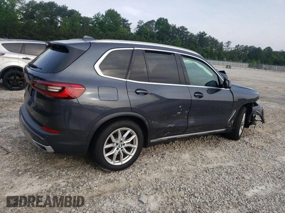 2019 BMW X5 xDrive40i with VIN 5UXCR6C53KLK82812, listed as a Copart auction lot 57246935 with Not provided miles and Salvage title. Bid and sale history available at DreamBid. Image 3.