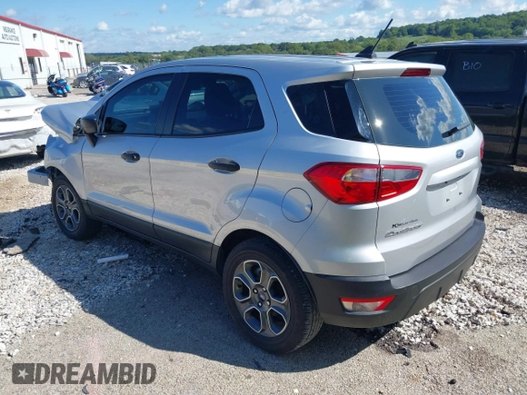 2021 Ford EcoSport S with VIN MAJ3S2FE6MC449330, listed as a IAAI auction lot 37742127 with 38,306 mi miles and . Bid and sale history available at DreamBid. Image 3.