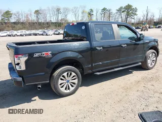 2018 Ford F-150 XL with VIN 1FTEW1EP2JFE13018, listed as a IAAI auction lot 42040276 with 97,563 mi miles. Bid and sale history available at carsss.com. Image 4.