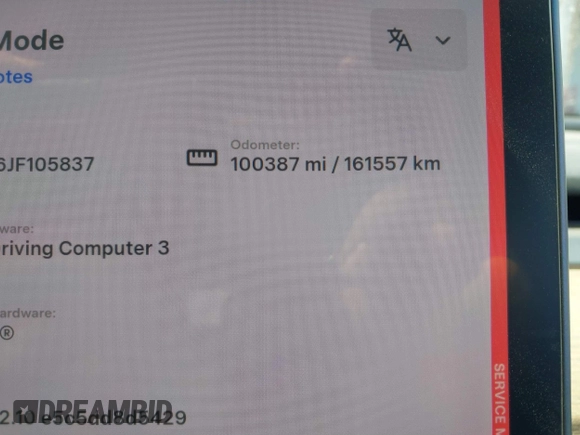 2018 Tesla Model 3 Long Range Battery z VIN 5YJ3E1EB6JF105837, wystawiony jako IAAI lot #41763460 z przebiegiem 100 387 mil mil oraz . Historia ofert i sprzedaży dostępna na DreamBid. Obrazek 15.