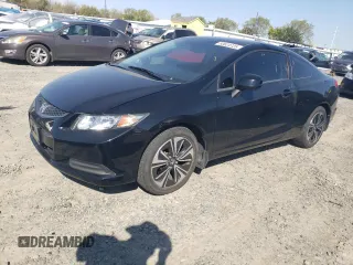 2013 Honda Civic Cpe LX with VIN 2HGFG3B59DH509734, listed as a Copart auction lot 50624725 with 79,730 mi miles and Salvage Title. Bid and sale history available at carsss.com. Image 1.
