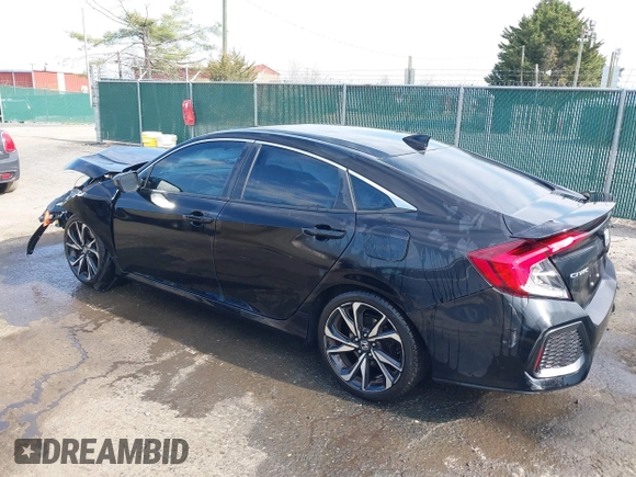 2017 Honda Civic Sedan Si with VIN 2HGFC1E54HH701127, listed as a IAAI auction lot 41845336 with 140,150 mi miles. Bid and sale history available at carsss.com. Image 3.