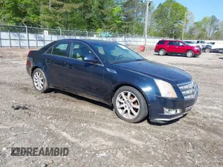 2008 Cadillac CTS RWD w/1SA with VIN 1G6DF577980151093, listed as a IAAI auction lot 41993178 with 186,230 mi miles. Bid and sale history available at carsss.com. Image 1.