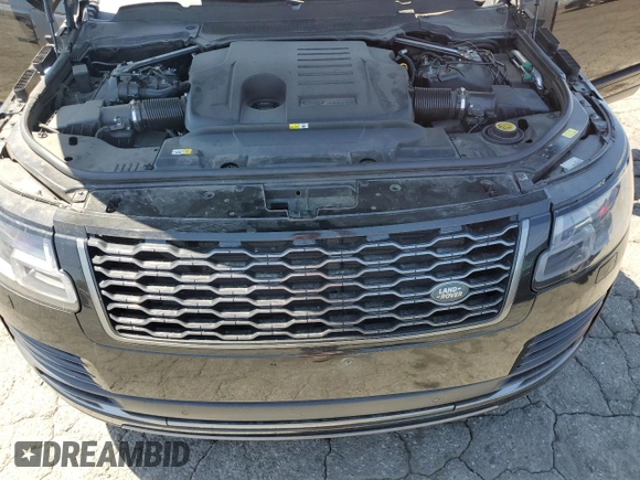 2020 Land Rover Range Rover with VIN SALGR2SU6LA579082, listed as a Copart auction lot 52079405 with 75,713 mi miles and Clean title. Bid and sale history available at DreamBid. Image 12.