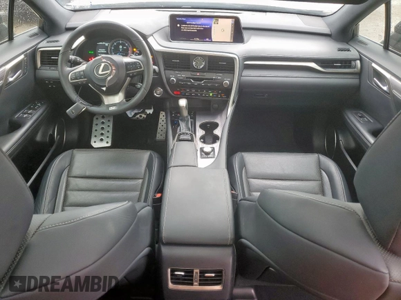 2019 Lexus RX 350 z VIN 2T2BZMCA8KC191259, wystawiony jako Copart lot #58379265 z przebiegiem 58 757 mil mil oraz Czysty tytuł • Clean title. Historia ofert i sprzedaży dostępna na DreamBid. Obrazek 8.