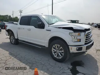 2017 Ford F-150 XL with VIN 1FTEW1EF7HKC10263, listed as a Copart auction lot 60650175 with 167,319 mi miles and Salvage title. Bid and sale history available at DreamBid. Image 4.