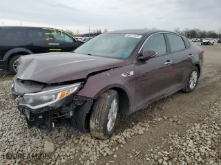 2018 Kia Optima LX with VIN 5XXGT4L38JG237547, listed as a Copart auction lot 46471335 with 133,051 mi miles and Salvage Title. Bid and sale history available at carsss.com. Image 1.