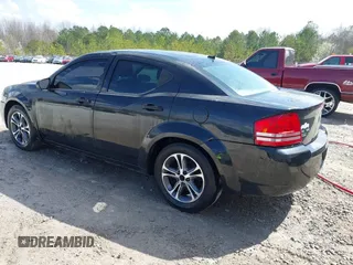 2010 Dodge Avenger SXT with VIN 1B3CC4FD0AN180494, listed as a IAAI auction lot 41805186 with 185,783 mi miles. Bid and sale history available at carsss.com. Image 3.