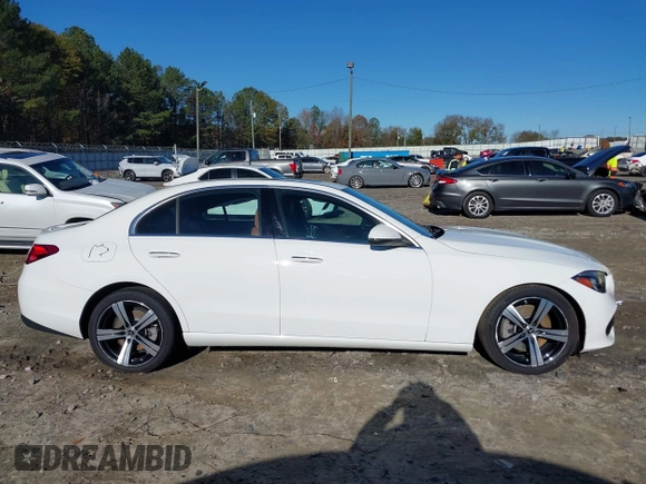 2023 Mercedes-Benz C 300 with VIN W1KAF4GB3PR068984, listed as a IAAI auction lot 40927793 with 23,250 mi miles and . Bid and sale history available at DreamBid. Image 14.