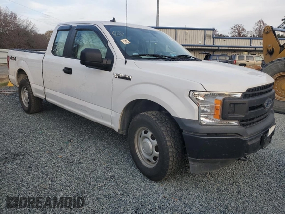 2020 Ford F-150 XL with VIN 1FTEX1EB9LKF24189, listed as a Copart auction lot 77400254 with 80,618 mi miles and Salvage Title. Bid and sale history available at carsss.com. Image 4.