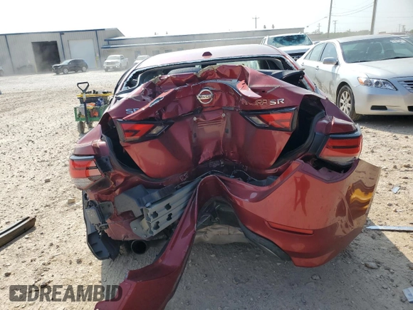 2020 Nissan Sentra SR with VIN 3N1AB8DVXLY266366, listed as a Copart auction lot 51282925 with 47,718 mi miles and Salvage Title. Bid and sale history available at DreamBid. Image 6.