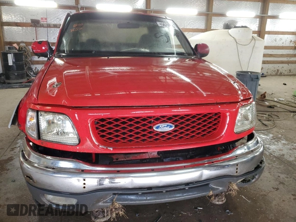 1997 Ford F-150 XL with VIN 1FTDX18W0VNB21424, listed as a Copart auction lot 45675365 with 155,760 mi miles and Salvage title. Bid and sale history available at DreamBid. Image 5.