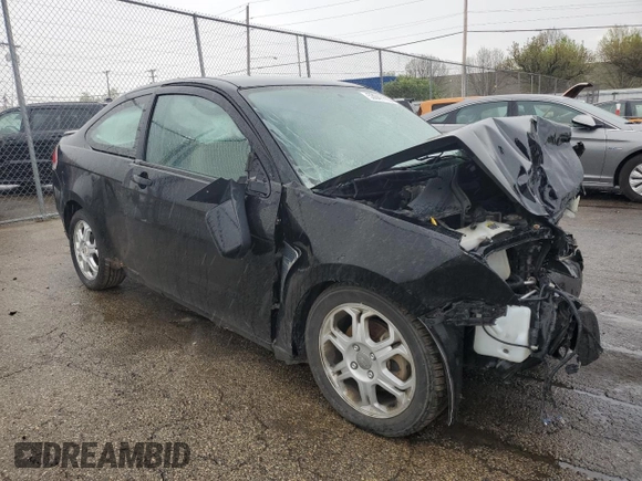 2008 Ford Focus SE with VIN 1FAHP33NX8W243675, listed as a Copart auction lot 53941115 with 0 mi miles and Salvage Title. Bid and sale history available at carsss.com. Image 4.