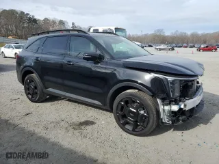 2024 Kia Sorento X-Line SX Prestige with VIN 5XYRKDJF0RG298133, listed as a Copart auction lot 47729285 with 15,363 mi miles and Salvage Title. Bid and sale history available at carsss.com. Image 4.
