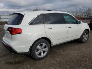 2013 Acura MDX Advance Pkg with VIN 2HNYD2H61DH001407, listed as a Copart auction lot 81620824 with 0 mi miles and Salvage Title. Bid and sale history available at carsss.com. Image 3.