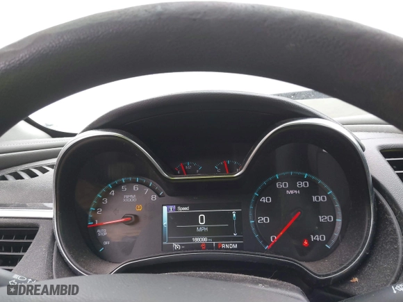 2016 Chevrolet Impala LS with VIN 2G11X5SA1G9178480, listed as a IAAI auction lot 41509718 with 166,099 mi miles. Bid and sale history available at carsss.com. Image 7.