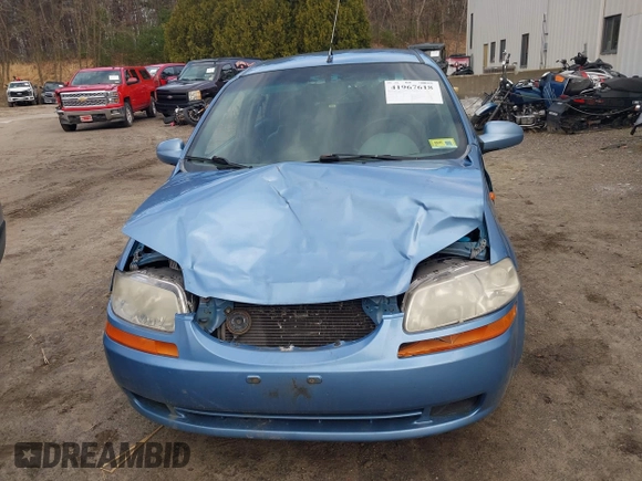 2004 Chevrolet Aveo with VIN KL1TD62684B234197, listed as a IAAI auction lot 41967618 with 110,180 mi miles and . Bid and sale history available at DreamBid. Image 6.