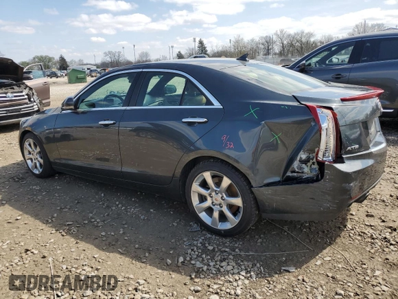 2014 Cadillac ATS Luxury RWD with VIN 1G6AB5RX4E0110961, listed as a Copart auction lot 50615165 with 80,089 mi miles and Salvage Title. Bid and sale history available at carsss.com. Image 2.