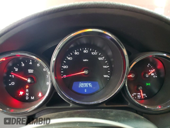 2013 Cadillac CTS Luxury with VIN 1G6DF5E51D0128516, listed as a Copart auction lot 60830885 with 292,149 mi miles and Salvage title. Bid and sale history available at DreamBid. Image 9.