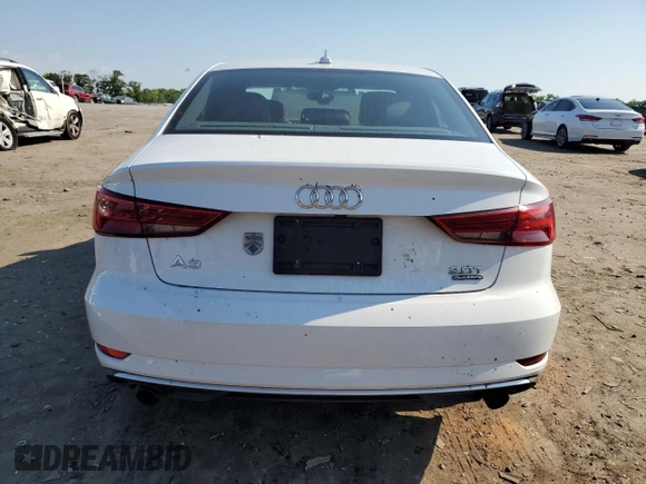 2017 Audi A3 Sedan Premium with VIN WAUB8GFF0H1018619, listed as a Copart auction lot 56088574 with 69,651 mi miles. Bid and sale history available at carsss.com. Image 6.