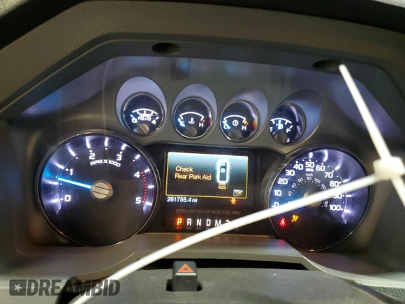 2014 Ford F-250 XLT with VIN 1FT7X2BT4EEA30982, listed as a Copart auction lot 77972454 with 261,755 mi miles and Salvage title. Bid and sale history available at DreamBid. Image 9.